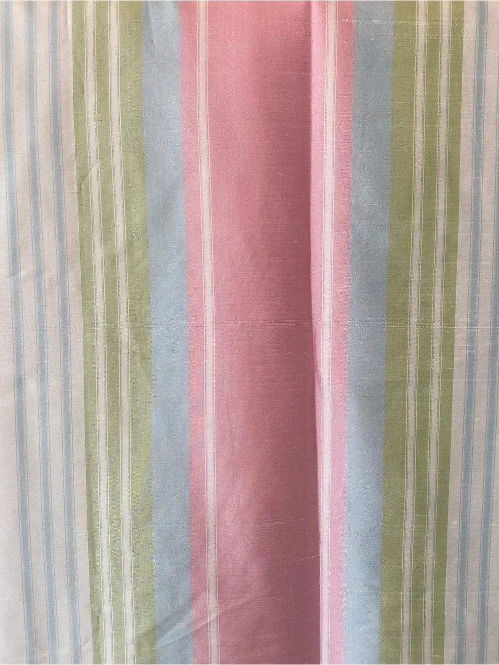 NWOT Pottery Barn Kids 50” x 63” curtain panel featuring a 100% silk panel